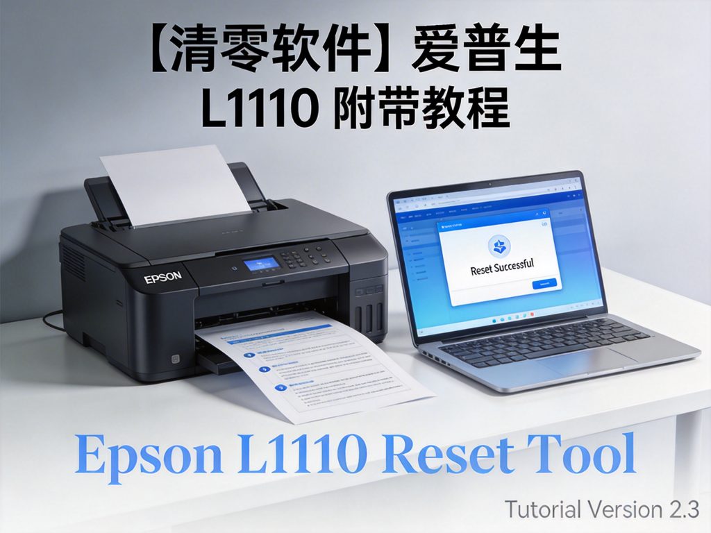 【清零软件】爱普生 L1110 附带教程-卓盛打印机网