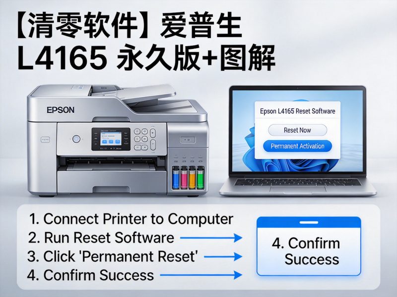 【清零软件】爱普生 L4165 永久版+图解-卓盛打印机网