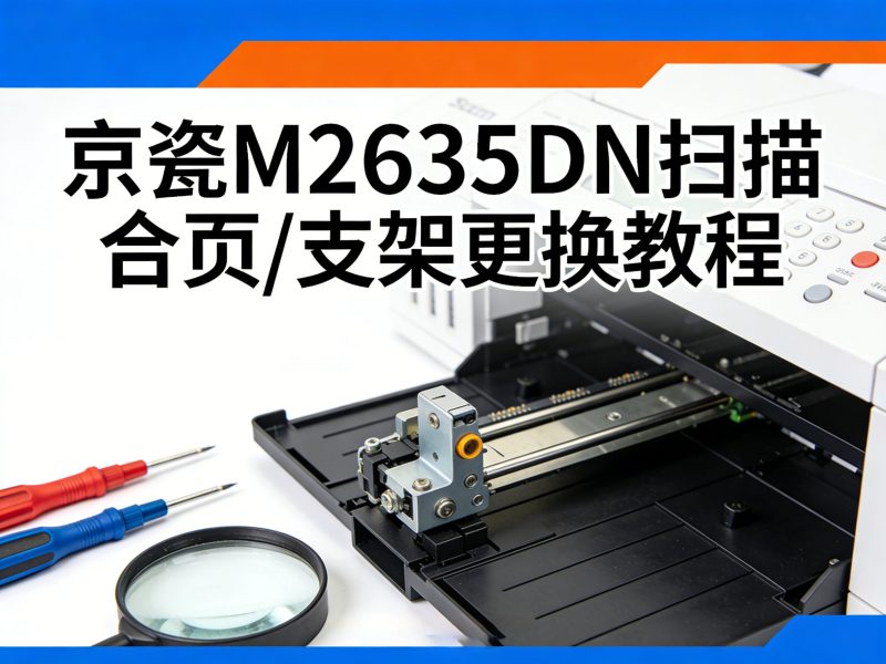 京瓷M2635DN 扫描台合页/支架更换教程（新手友好·免全拆）-卓盛打印机网