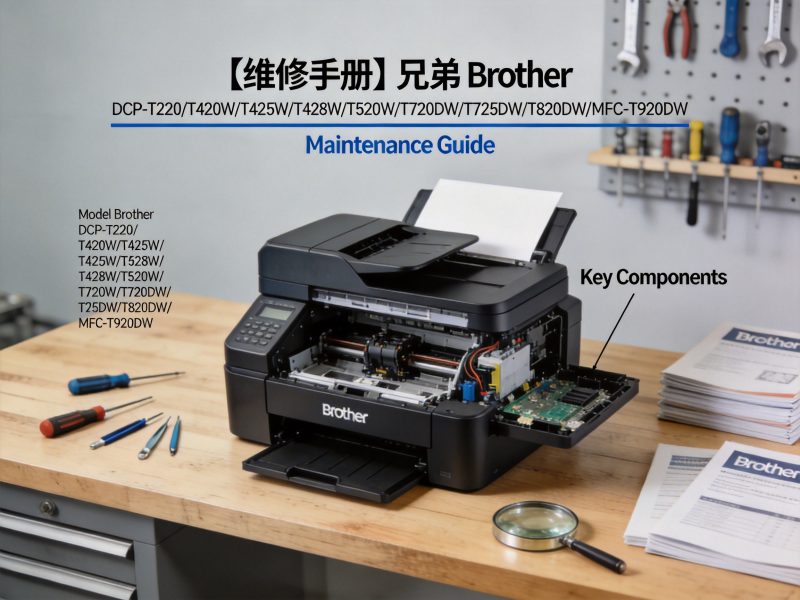 【维修手册】兄弟 Brother DCP-T220/T420W/T425W/T428W/T520W/T720DW/T725DW/T820DW/MFC-T920DW-卓盛打印机网