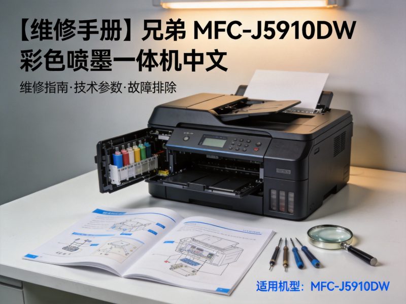 【维修手册】兄弟 MFC-J5910DW 彩色喷墨一体机中文-卓盛打印机网