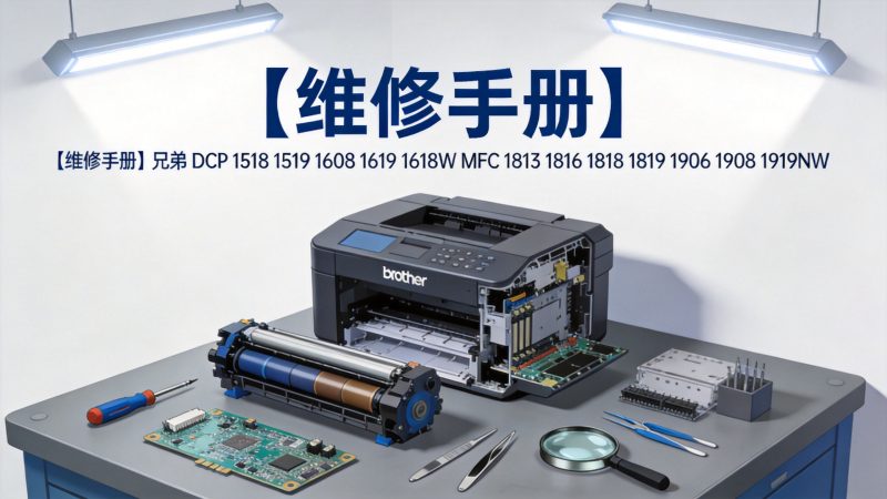 【维修手册】兄弟 DCP 1518 1519 1608 1619 1618W MFC 1813 1816 1818 1819 1906 1908 1919NW-卓盛打印机网