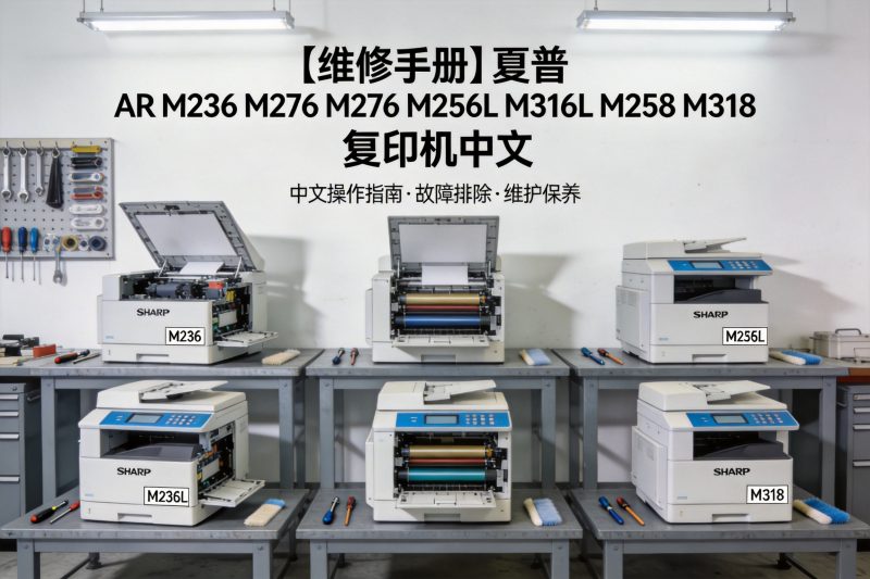 【维修手册】夏普 AR M236 M276 M256L M316L M258 M318 复印机中文-卓盛打印机网
