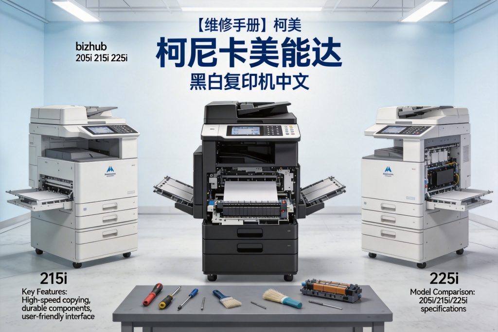 【维修手册】柯美 柯尼卡美能达 bizhub 205i 215i 225i 黑白复印机中文-卓盛打印机网