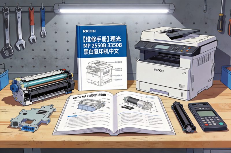 【维修手册】理光 MP 2550B 3350B 黑白复印机中文-卓盛打印机网