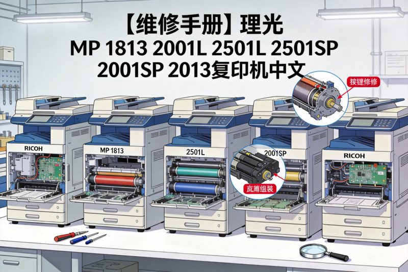 【维修手册】理光 MP 1813 2001L 2501L 2501SP 2001SP 2013复印机中文-卓盛打印机网