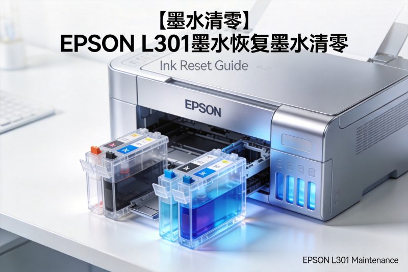 【墨水清零】爱普生 EPSON L301墨水恢复墨水清零-卓盛打印机网