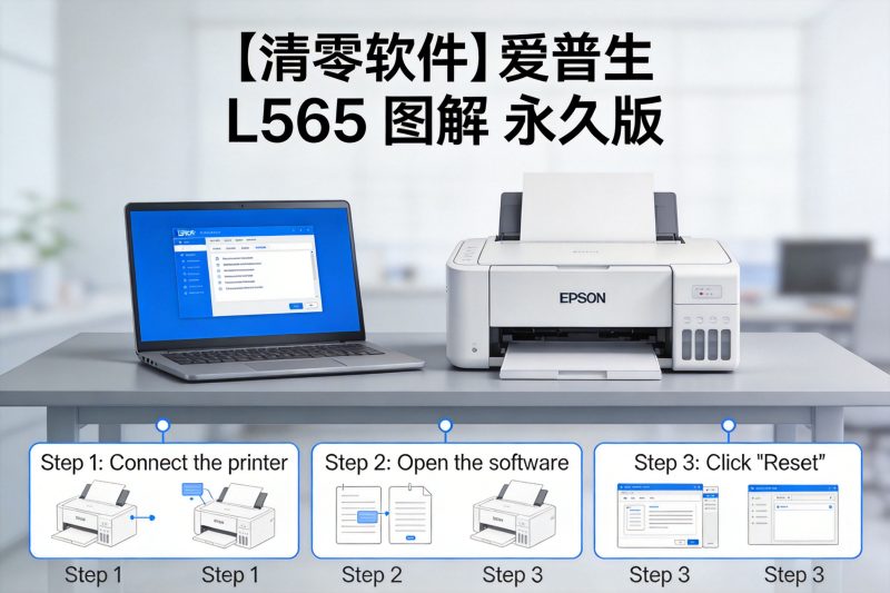 【清零软件】爱普生 L565 图解 永久版-卓盛打印机网