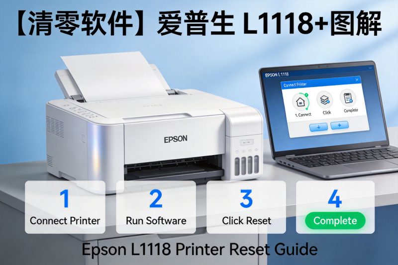 【清零软件】爱普生 L1118+图解-卓盛打印机网