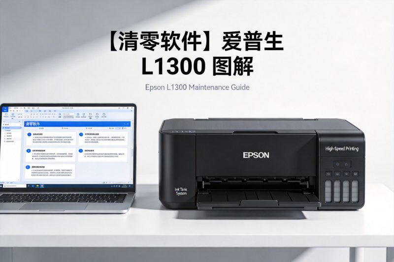【清零软件】爱普生 L1300 图解-卓盛打印机网