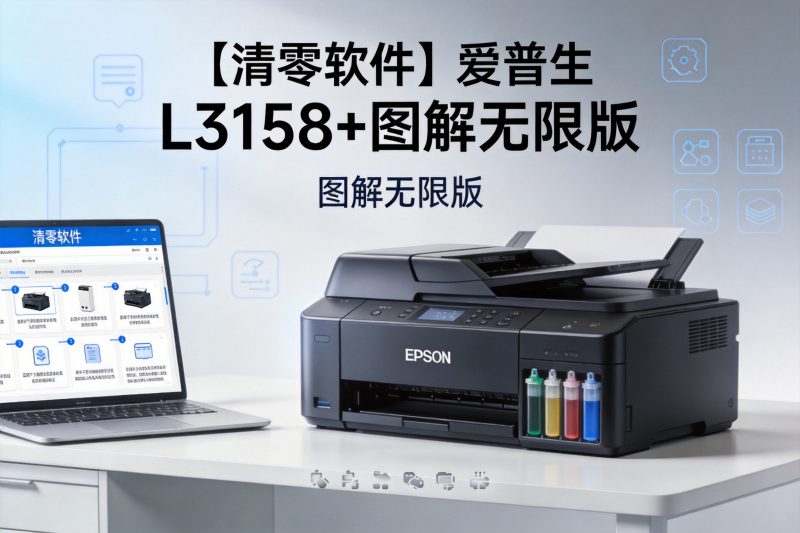 【清零软件】爱普生 L3158+图解无限版-卓盛打印机网