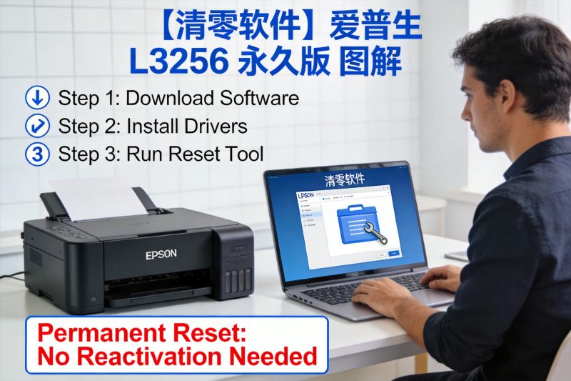 【清零软件】爱普生 L3256 永久版 图解-卓盛打印机网