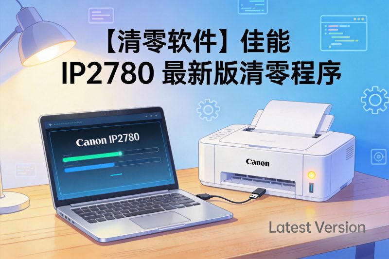 【清零软件】佳能 IP2780 最新版清零程序-卓盛打印机网