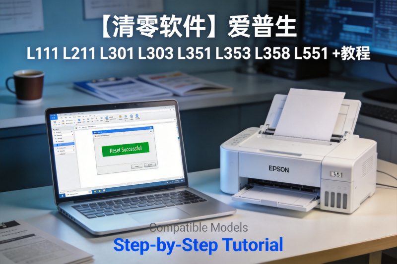 【清零软件】爱普生 L111 L211 L301 L303 L351 L353 L358 L551 +教程-卓盛打印机网