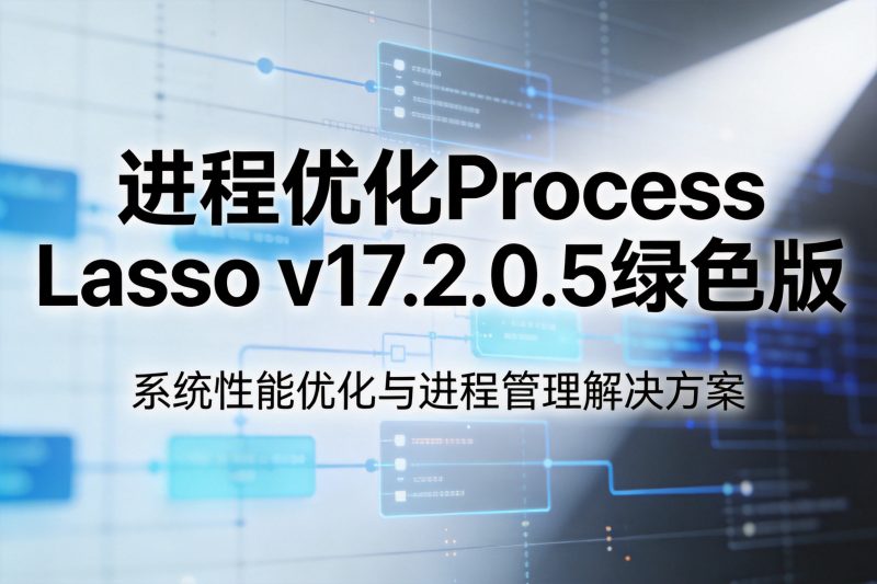进程优化Process Lasso v17.2.0.5绿色版-卓盛打印机网