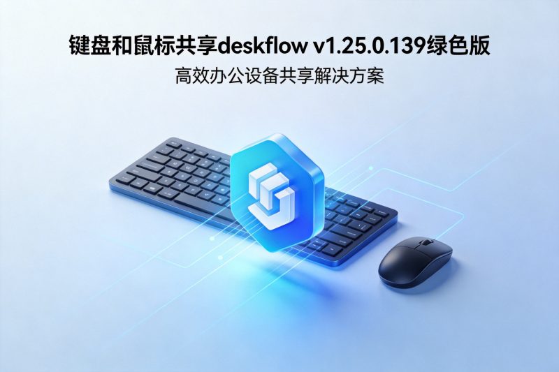 键盘和鼠标共享deskflow v1.25.0.139绿色版-卓盛打印机网