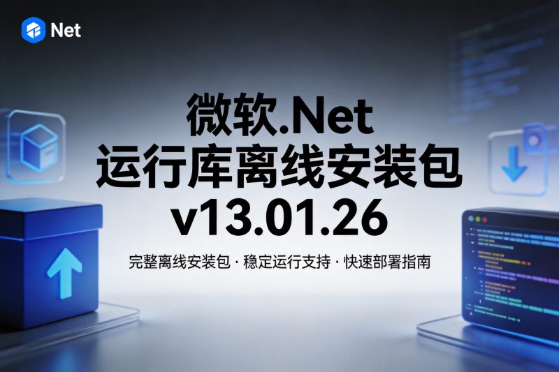 微软.Net 运行库离线安装包 v13.01.26-卓盛打印机网