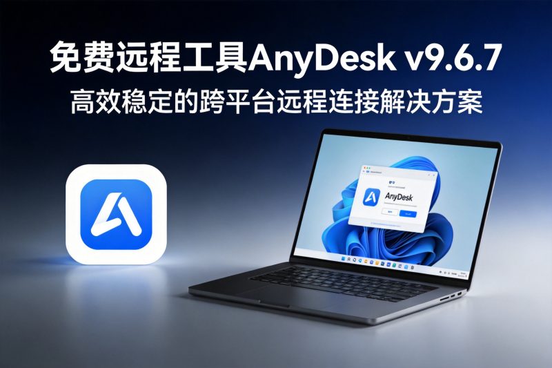 免费远程工具AnyDesk v9.6.7-卓盛打印机网