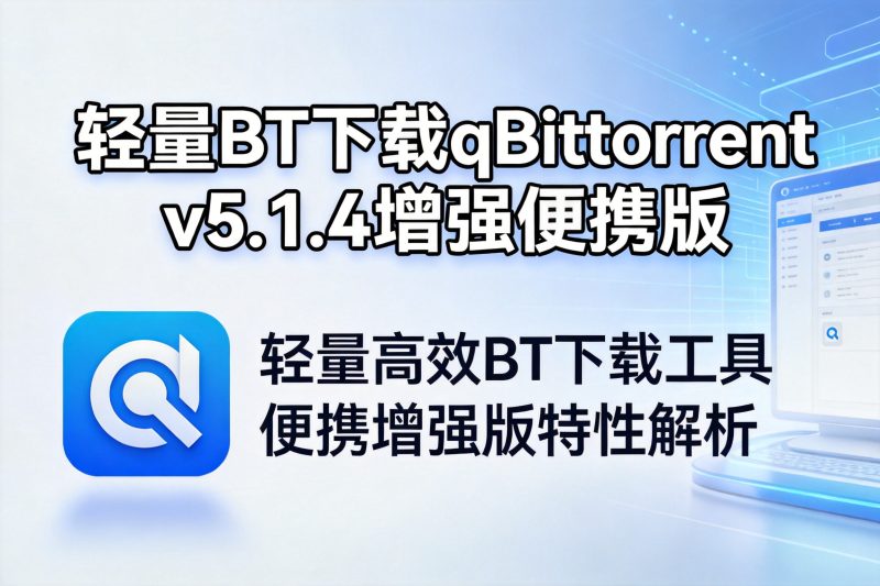 轻量BT下载qBittorrent v5.1.4增强便携版-卓盛打印机网