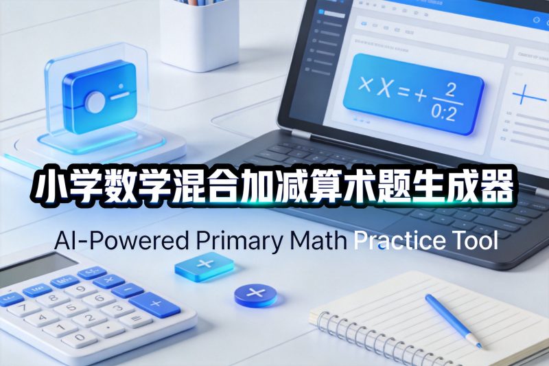 小学数学混合加减算术题生成器-卓盛打印机网