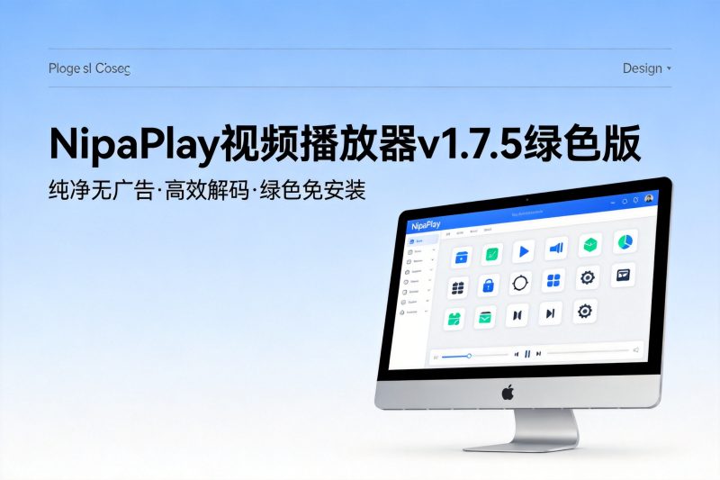 NipaPlay视频播放器v1.7.5绿色版-卓盛打印机网