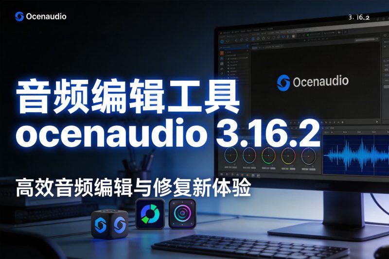 音频编辑工具 ocenaudio 3.16.2-卓盛打印机网
