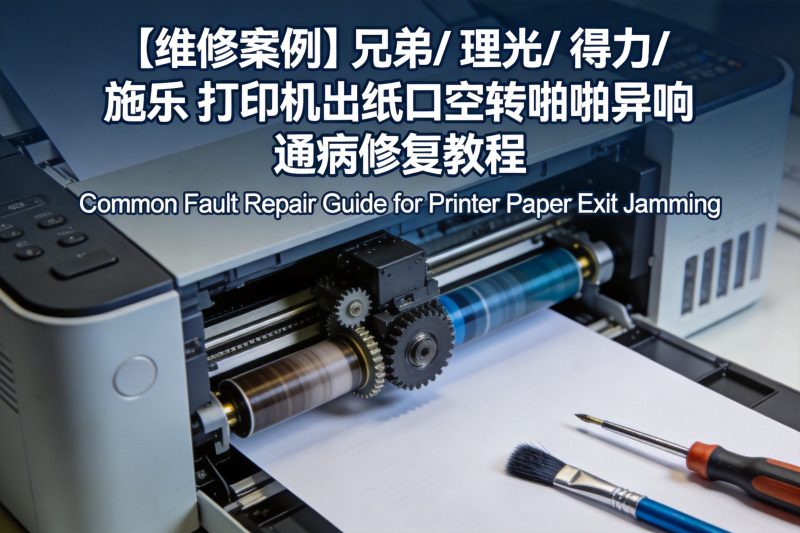 【维修案例】兄弟/ 理光/ 得力/ 施乐 打印机出纸口空转啪啪异响 通病修复教程 附维修视频-卓盛打印机网