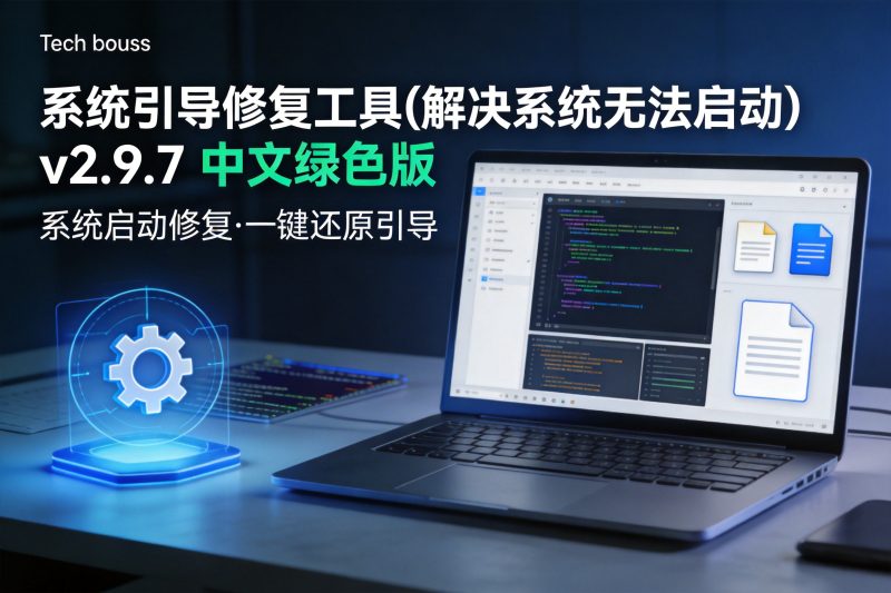 系统引导修复工具(解决系统无法启动) v2.9.7 中文绿色版-卓盛打印机网
