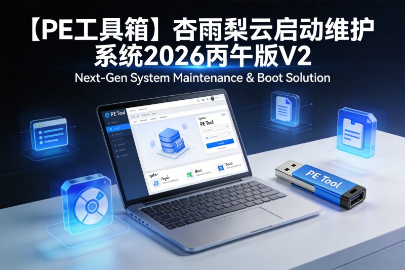 【PE工具箱】杏雨梨云启动维护系统2026丙午版V2-卓盛打印机网