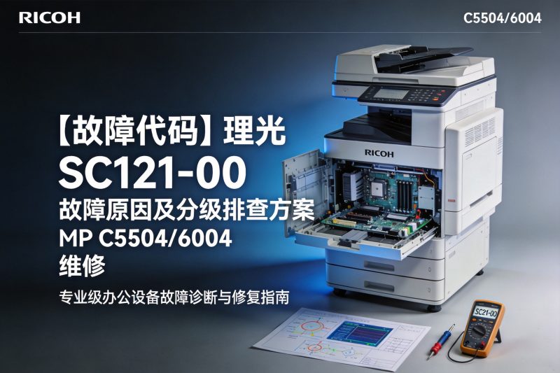 【故障代码】理光 SC121-00 故障原因及分级排查方案 MP C5504/6004 维修-卓盛打印机网