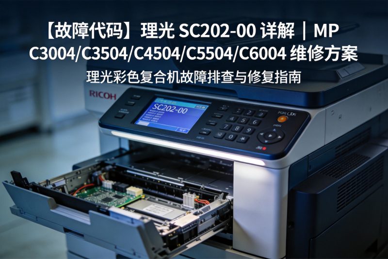 【故障代码】理光 SC202-00 详解|MP C3004/C3504/C4504/C5504/C6004 维修方案-卓盛打印机网