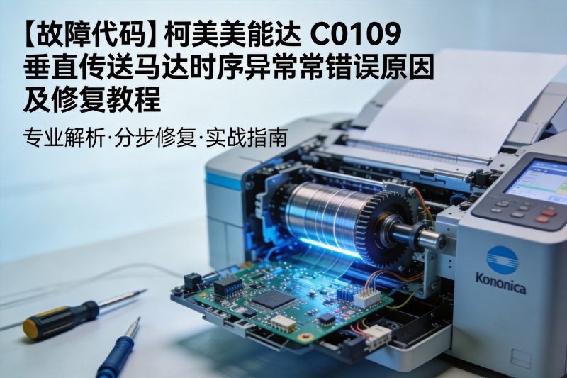 【故障代码】柯美美能达 C0109 垂直传送马达时序异常错误原因及修复教程-卓盛打印机网