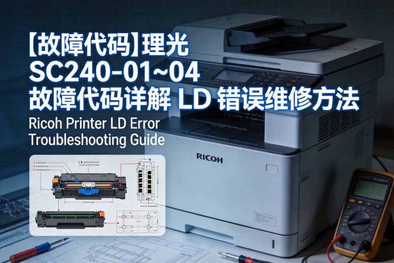 【故障代码】理光 SC240-01~04 故障代码详解 LD 错误维修方法-卓盛打印机网