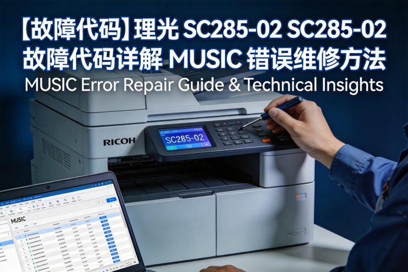 【故障代码】理光 SC285-02 故障代码详解 MUSIC 错误维修方法-卓盛打印机网