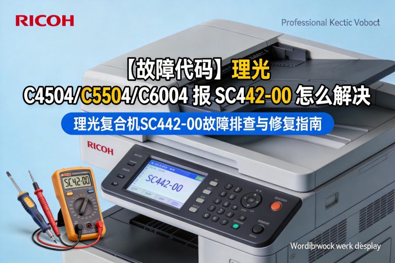【故障代码】理光 C4504/C5504/C6004 报 SC442-00 怎么解决-卓盛打印机网