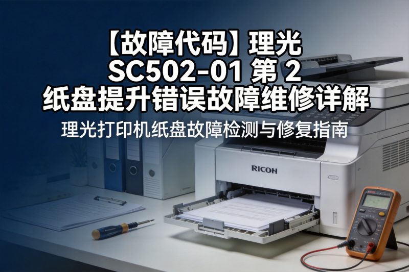 【故障代码】理光 SC502-01 第 2 纸盘提升错误故障维修详解-卓盛打印机网