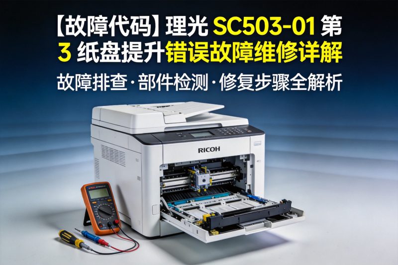 【故障代码】理光 SC503-01 第 3 纸盘提升错误故障维修详解-卓盛打印机网