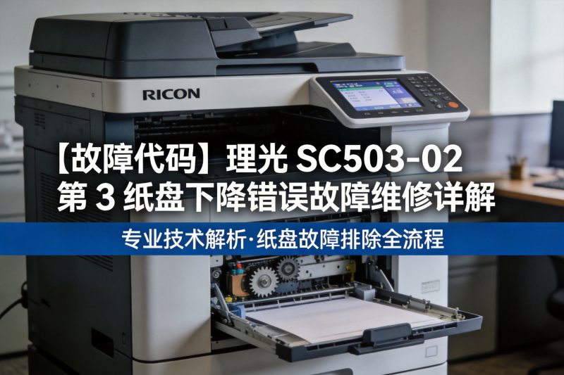 【故障代码】理光 SC503-02 第 3 纸盘下降错误故障维修详解-卓盛打印机网