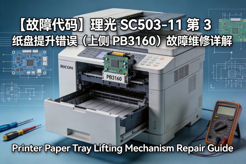 【故障代码】理光 SC503-11 第 3 纸盘提升错误(上侧 PB3160)故障维修详解-卓盛打印机网