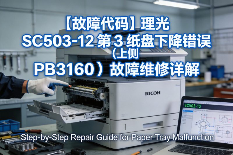 【故障代码】理光 SC503-12 第 3 纸盘下降错误（上侧 PB3160）故障维修详解-卓盛打印机网