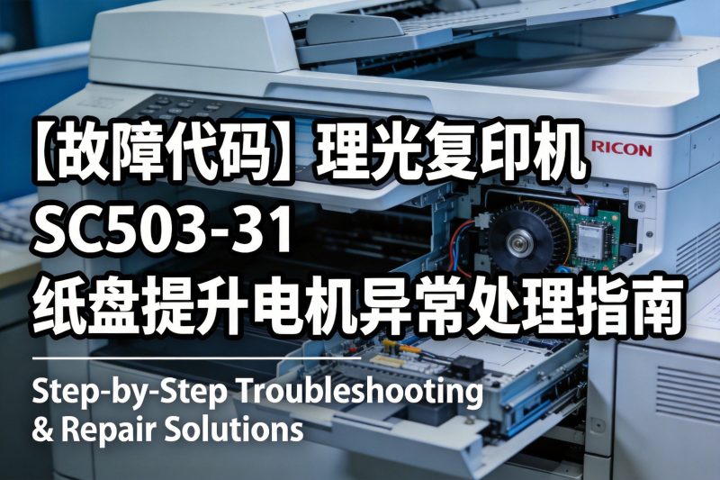 【故障代码】理光复印机 SC503-31 纸盘提升电机异常处理指南-卓盛打印机网