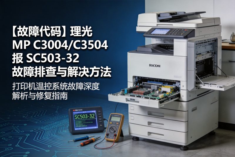 【故障代码】理光 MP C3004/C3504 报 SC503-32 故障排查与解决方法-卓盛打印机网