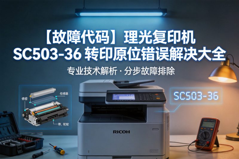 【故障代码】理光复印机 SC503-36 转印原位错误解决大全-卓盛打印机网