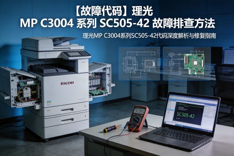 【故障代码】理光 MP C3004 系列 SC505-42 故障排查方法-卓盛打印机网