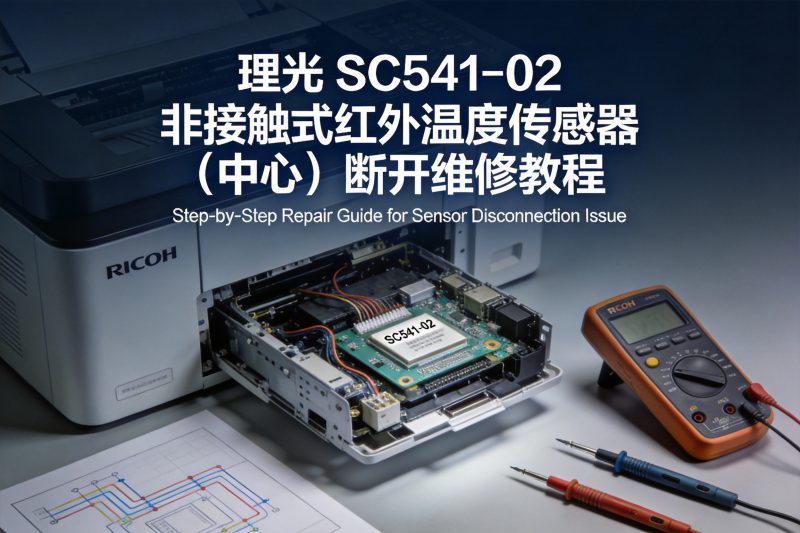 【故障代码】理光 SC541-02 非接触式红外温度传感器(中心)断开维修教程-卓盛打印机网