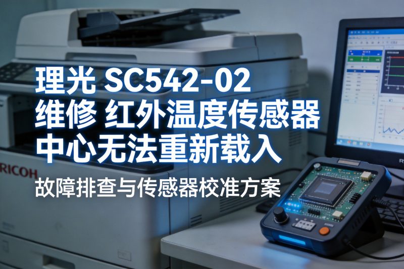 【故障代码】理光 SC542-02 维修 红外温度传感器中心无法重新载入-卓盛打印机网