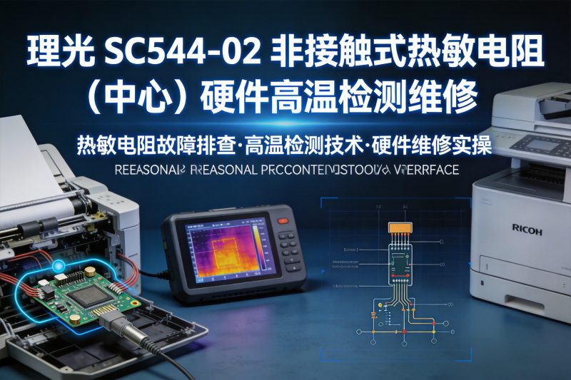 【故障代码】理光 SC544-02 非接触式热敏电阻(中心)硬件高温检测维修-卓盛打印机网