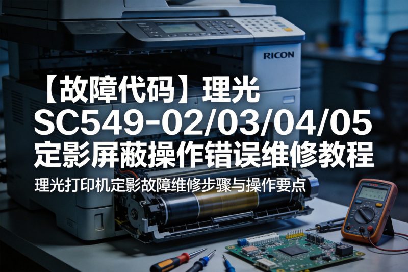 【故障代码】理光 SC549-02/03/04/05 定影屏蔽操作错误维修教程-卓盛打印机网