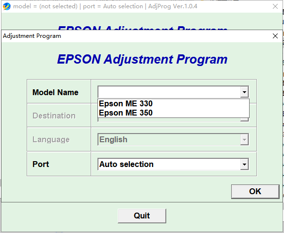 【清零软件】爱普生 ME330 ME350-卓盛打印机网