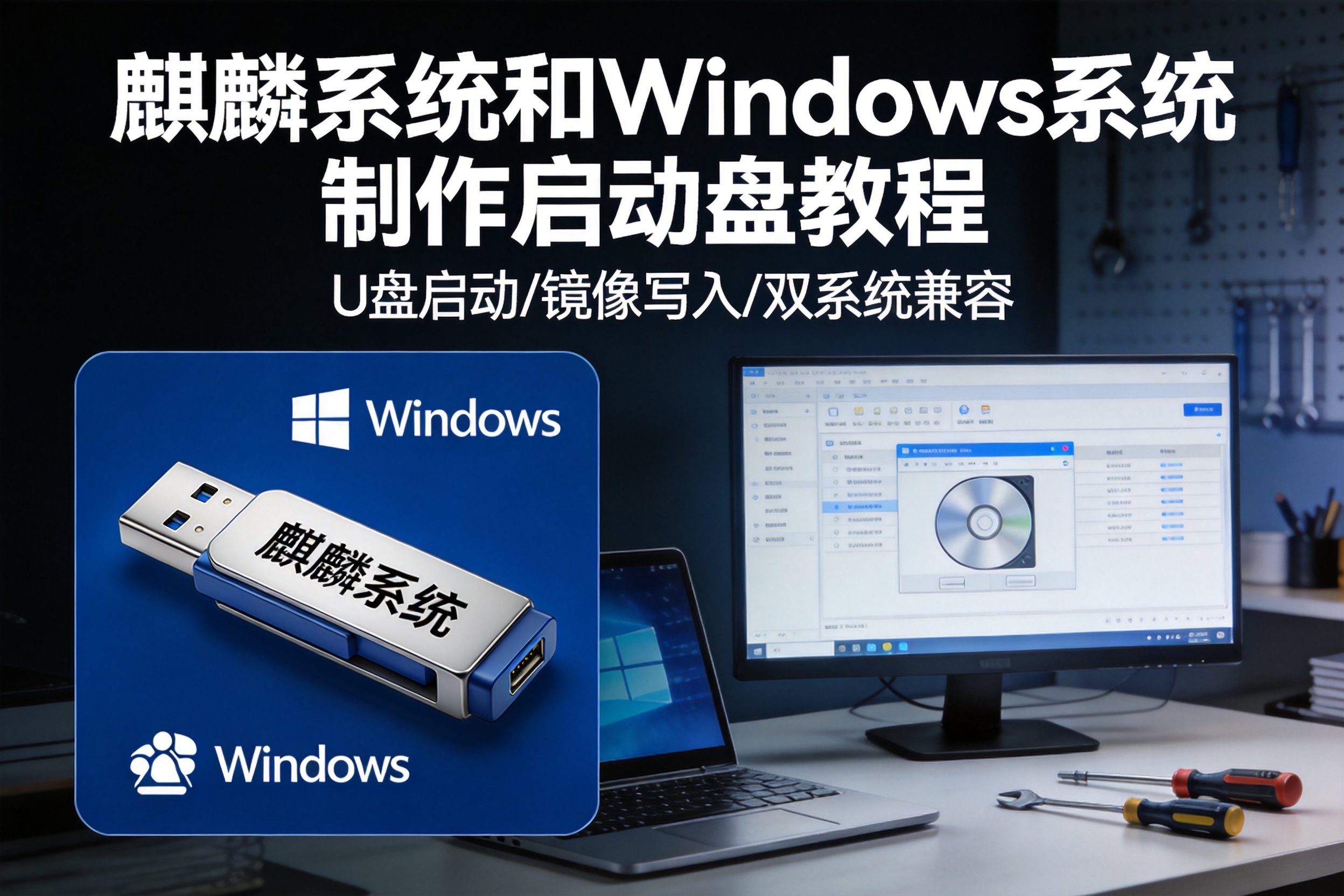 麒麟系统和Windows 系统制作启动盘教程-卓盛打印机网